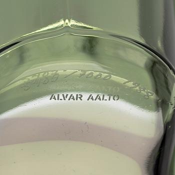 Alvar Aalto, a glass vase, signed  Alvar Aalto 5409/7000 1988.