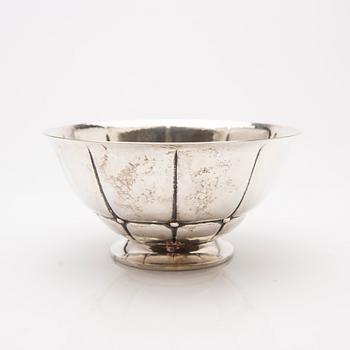Bowl, silver, Christian F. Heise, Joh. H. Paulsen, Denmark, 1925.