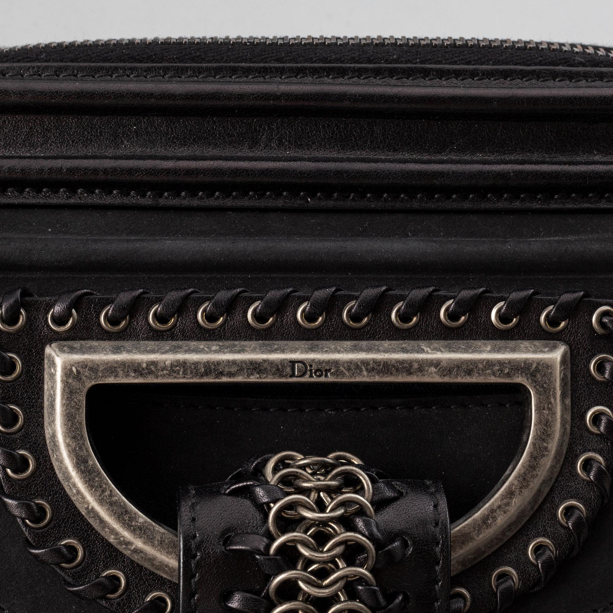 Christian Dior, a leather bag.