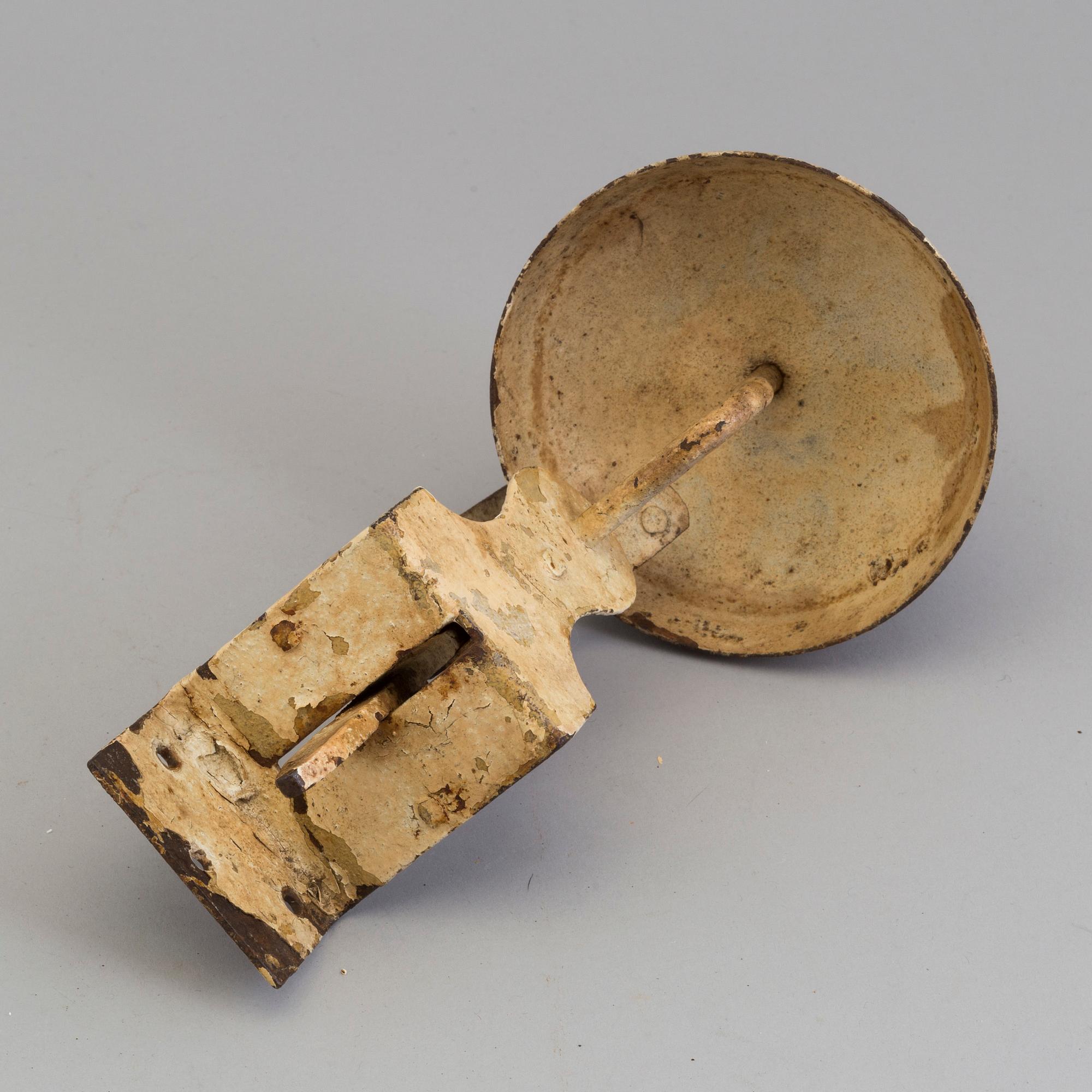 A BELL, iron, early 20th century.