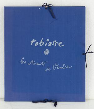 THEO TOBIASSE, PORTFOLIO with 4 lithographs in colour, signed 27/150.