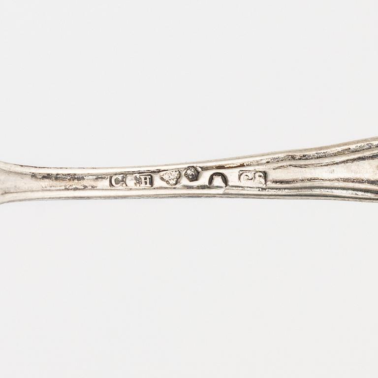 Hovjuvelerare G A Dahlgren Ab, bordssurtout, 5 delar, silver, Malmö 1933-35.