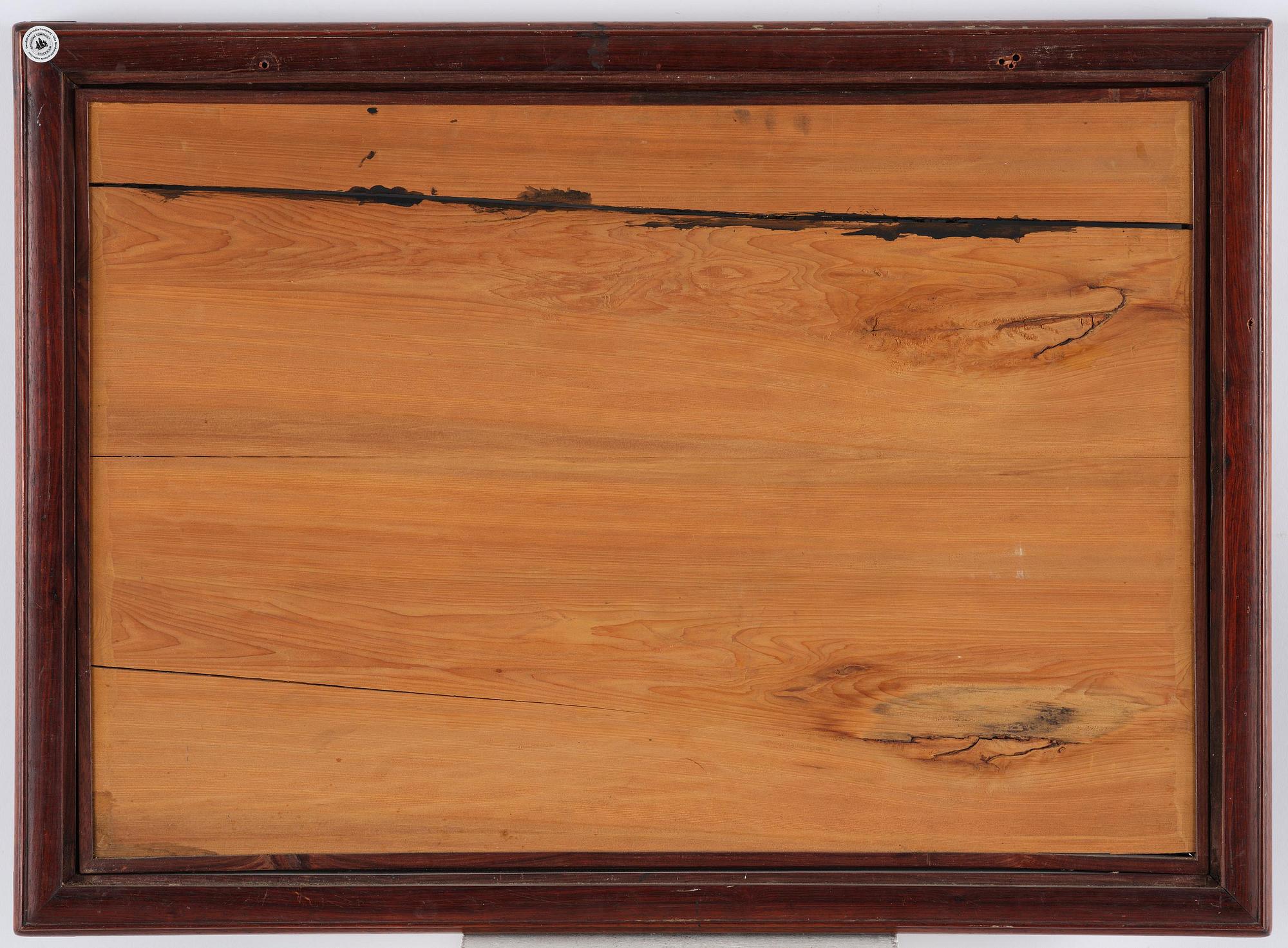 A framed ivory and kingfisher-feather-embellished wall panel, Qing dynasty, Qianlong/Jiaqing.