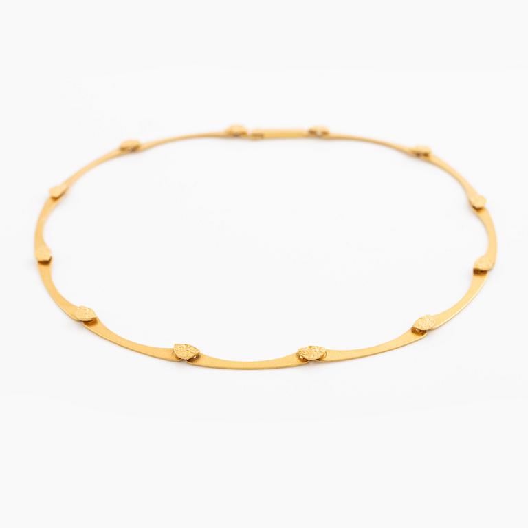 Björn Weckström, collier "Hades", 18K guld, Finland 1980.