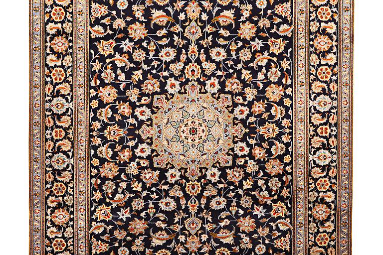 A carpet, Kashan, c. 361 x 248 cm.