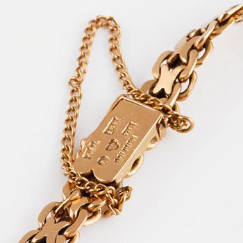 ARMLÄNK, 18K guld, Stockholm, 1946. Vikt14,6 gram.