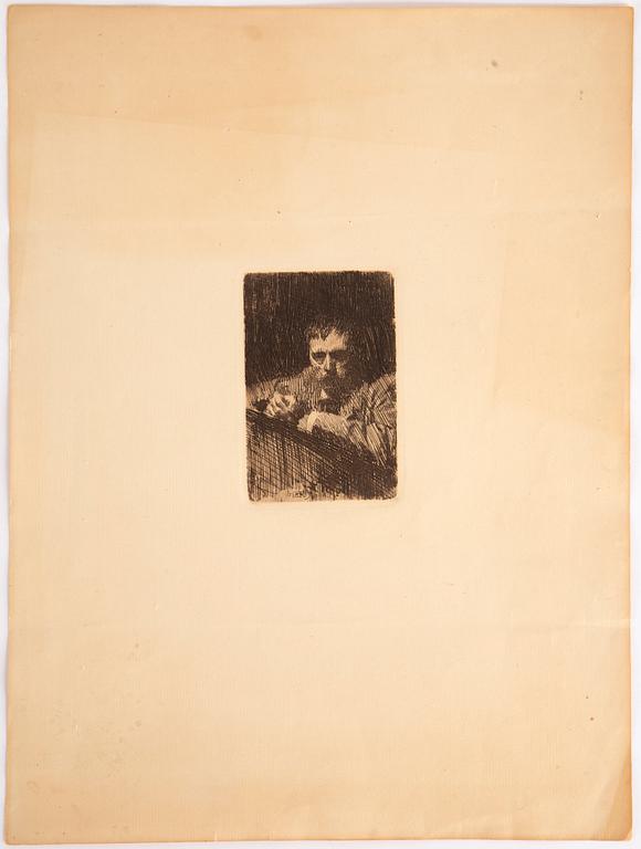 Anders Zorn, etsningar, 3 st, för Föreningen för Grafisk Konst, 1889, 1903.