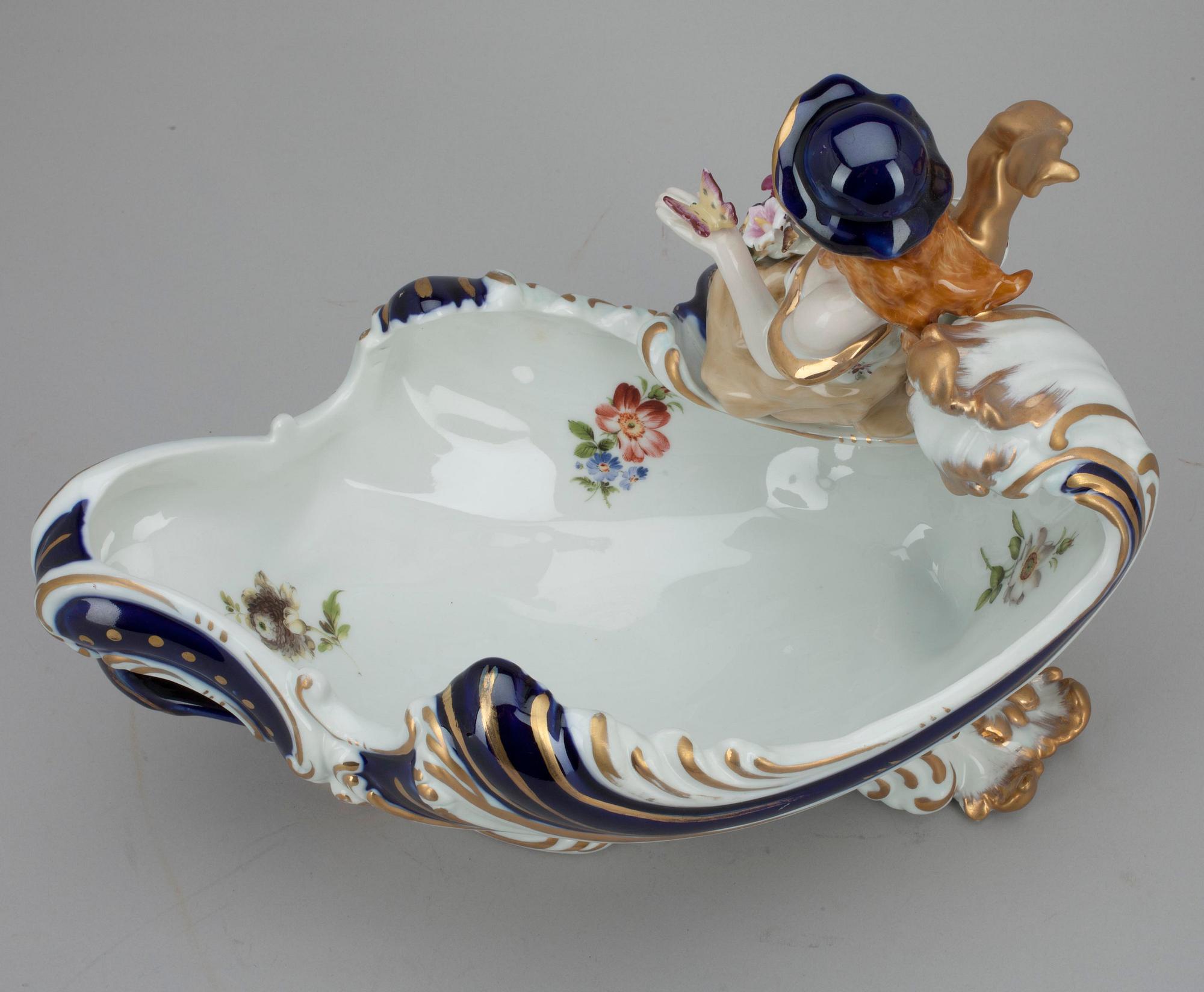 SKÅL, porslin, Meissen, andra sortering, 1900-tal.