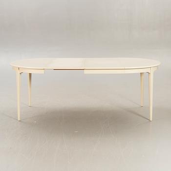 Svante Skogh, dining table plus 2 extension leaves, 4 chairs, second half of the 20th century.
