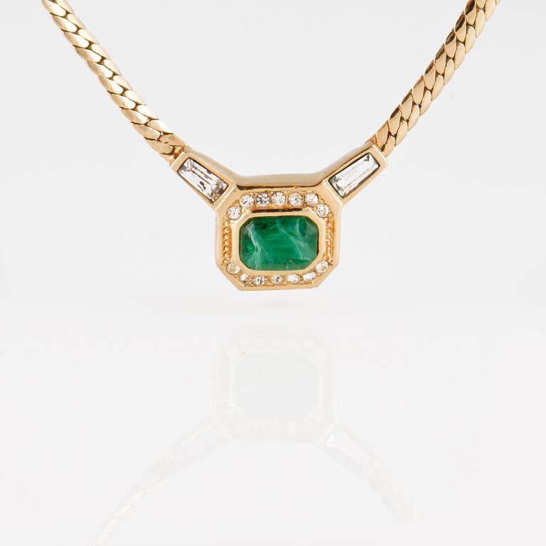 COLLIER SAMT ÖRHÄNGEN, Christian Dior.