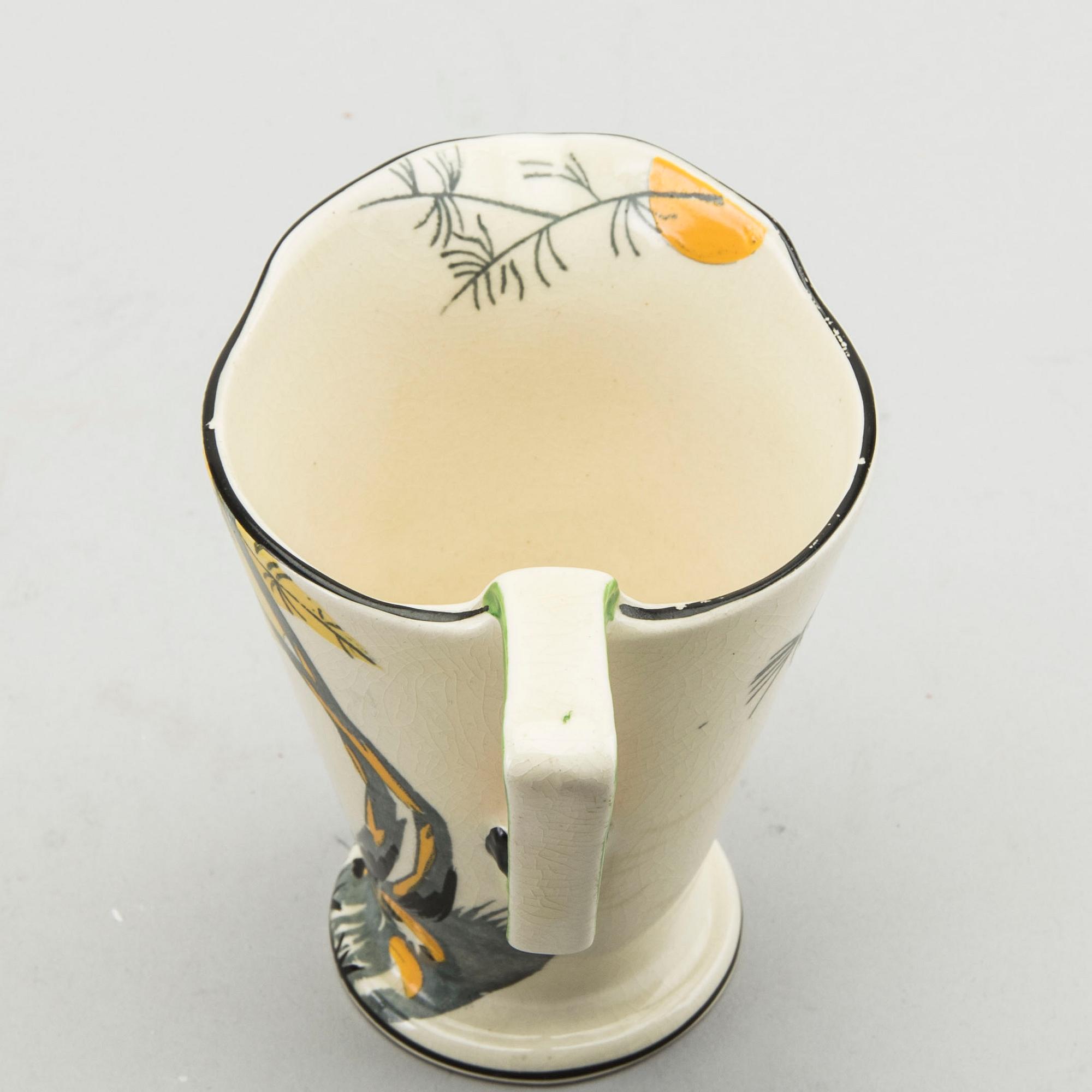 A 45+ 8 pcs Burleigh art deco dinner service.