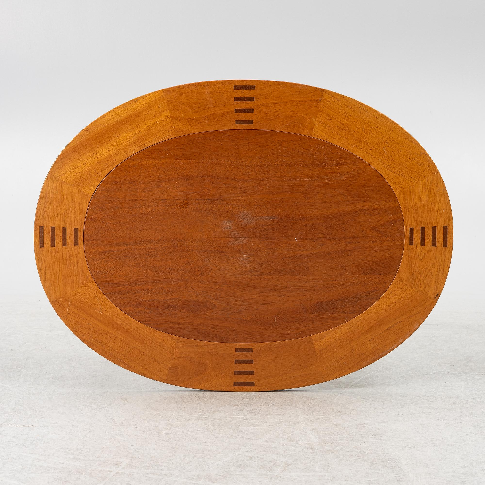 Stig Lönngren, a coffee table, cabinetmaker Lars Larsson, HI-group, Stockholm, 1977.