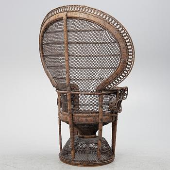 Armchair, rattan early 20th century.