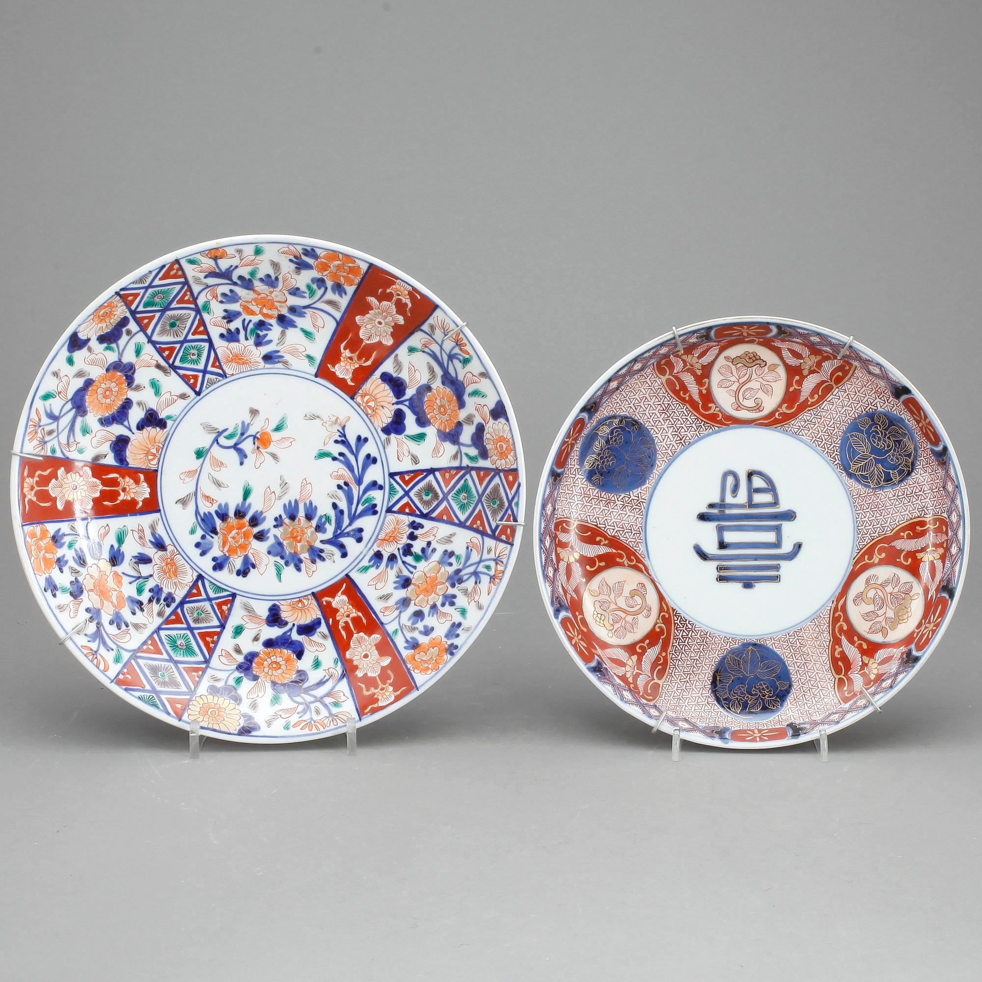 FAT, 2 st, porslin, Japan, 1800-tal.