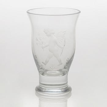 Tapio Wirkkala & Theodor Käppi, vas, signerad TW - Th.K. Iittala 1940-talets slut.