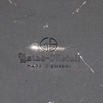 LJUSSTAKE, mässing, Gunnar Ander, Ystad Metall, 1900-talets mitt.