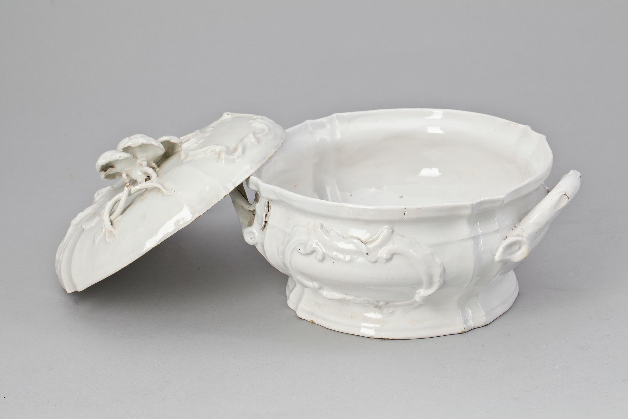 TERRIN, fajans, rokoko, Europa 1700-tal.