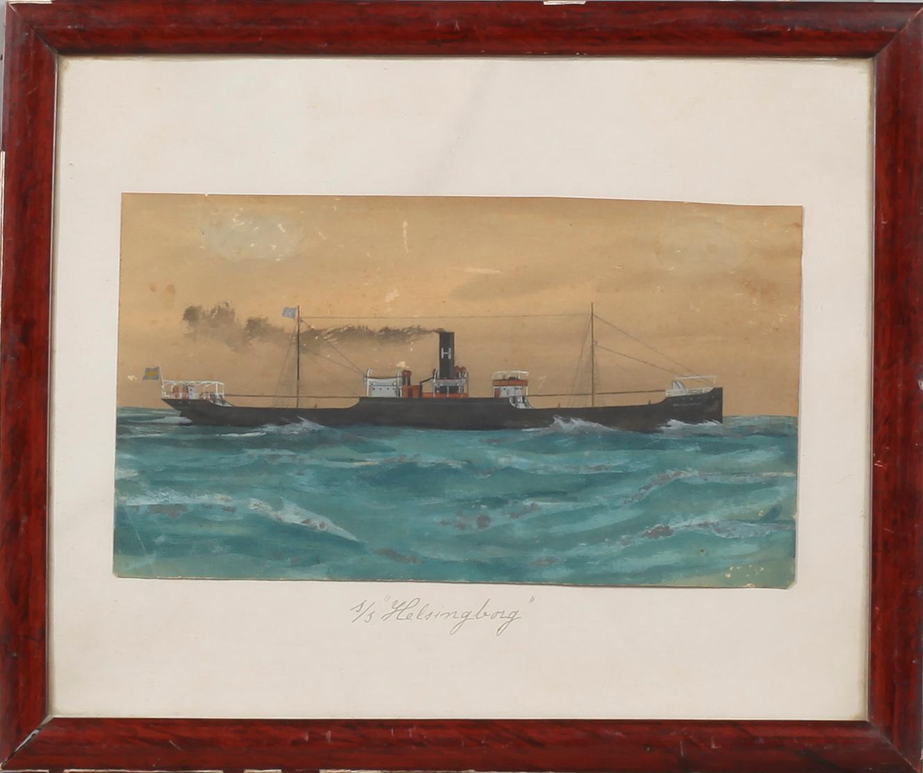 OKÄND KONSTNÄR, blandteknik, 1900-talets första del.