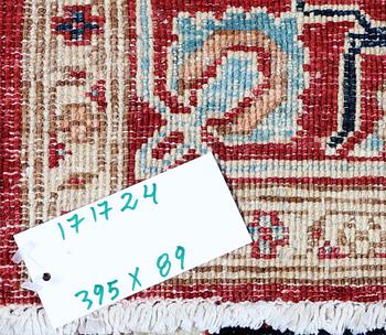 A runner carpet, Ziegler, c. 395 x 89 cm.