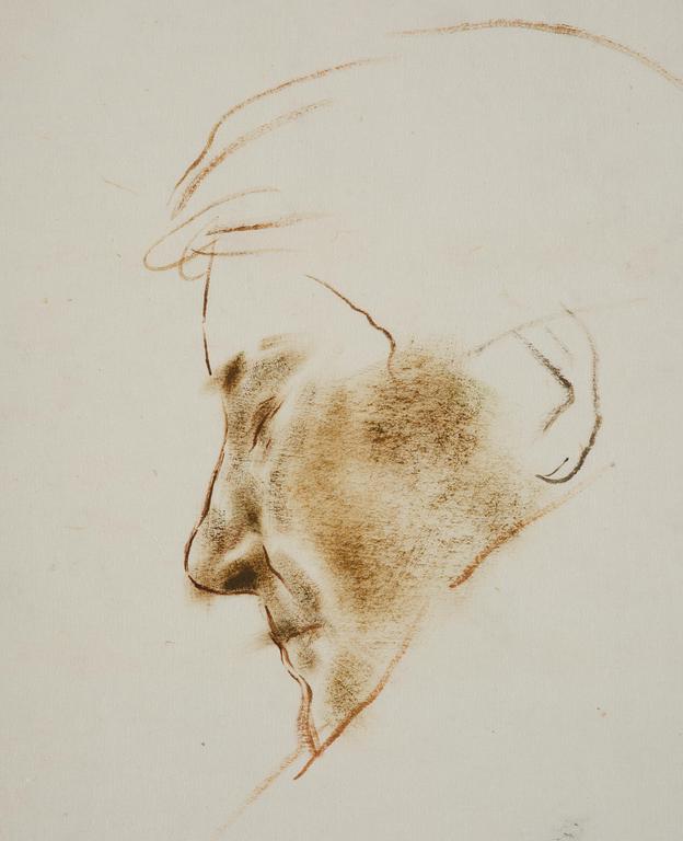 Lotte Laserstein, Portrait of a elederly lady.