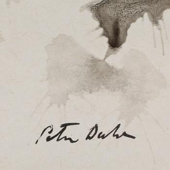 PETER DAHL, akvarell på papper, signerad.