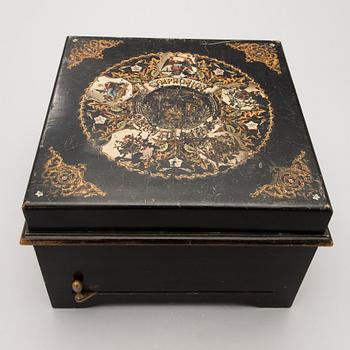 A German Symphonion music box, circa 1900.