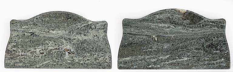 STENSKIVOR, ett par, 1900-tal.