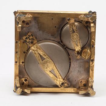 Traveller's Baroque Clock "Polish clock" by N Vogel (clockmaker in Stockholm 1695-1723).