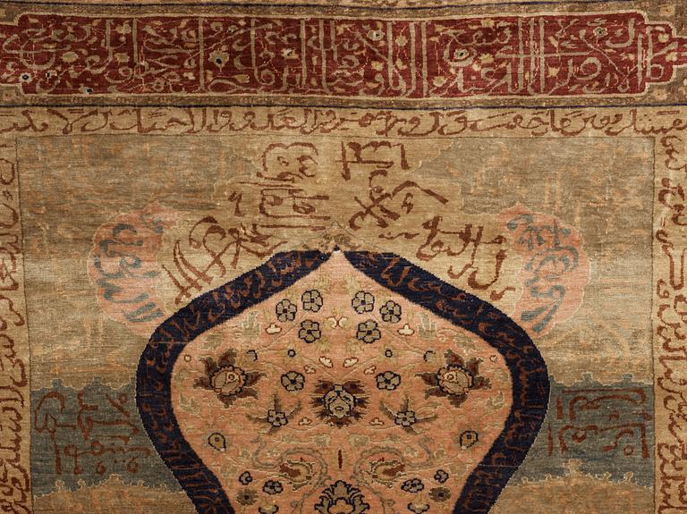 SEMI-ANTIQUE TURKISH, PROBABLY KAYSERI. 177 x 123 cm.