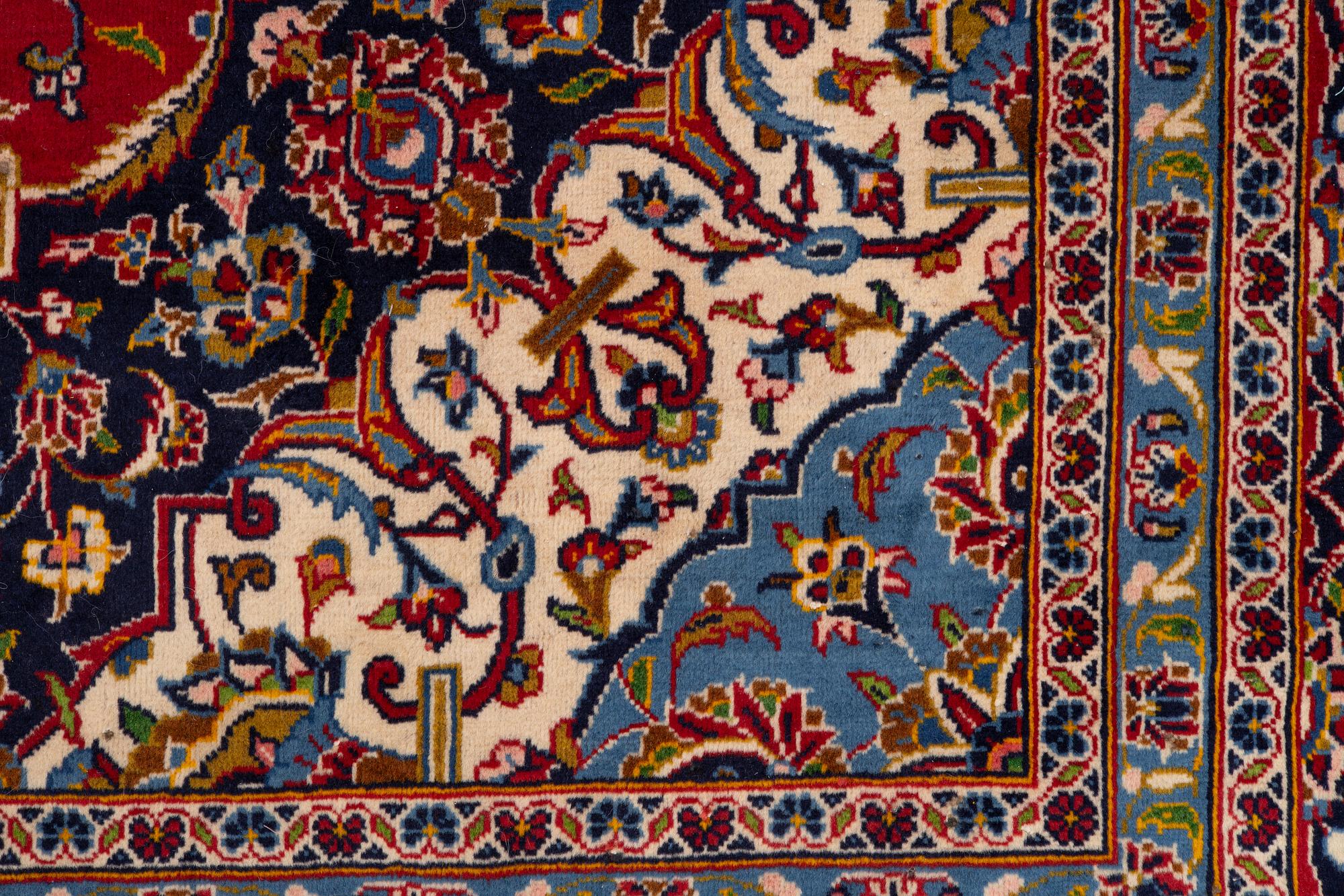 Carpet, Keshan, approx. 400 x 305 cm.