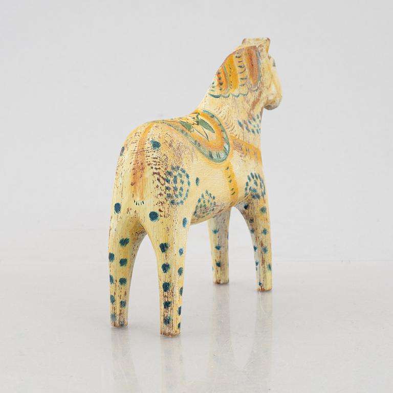 A Dalecarlian wooden horse, Sweden, first half of the 20th century.