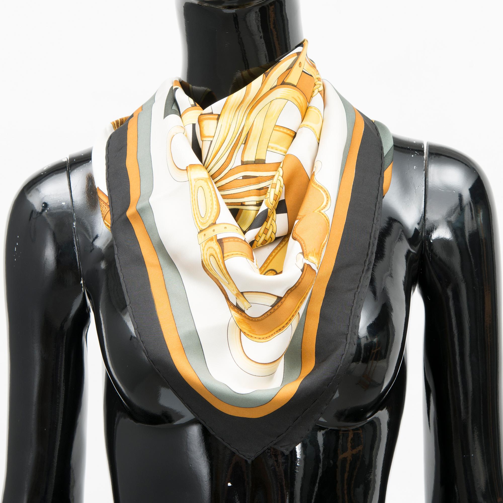 HERMÈS, "Coaching", SCARF.