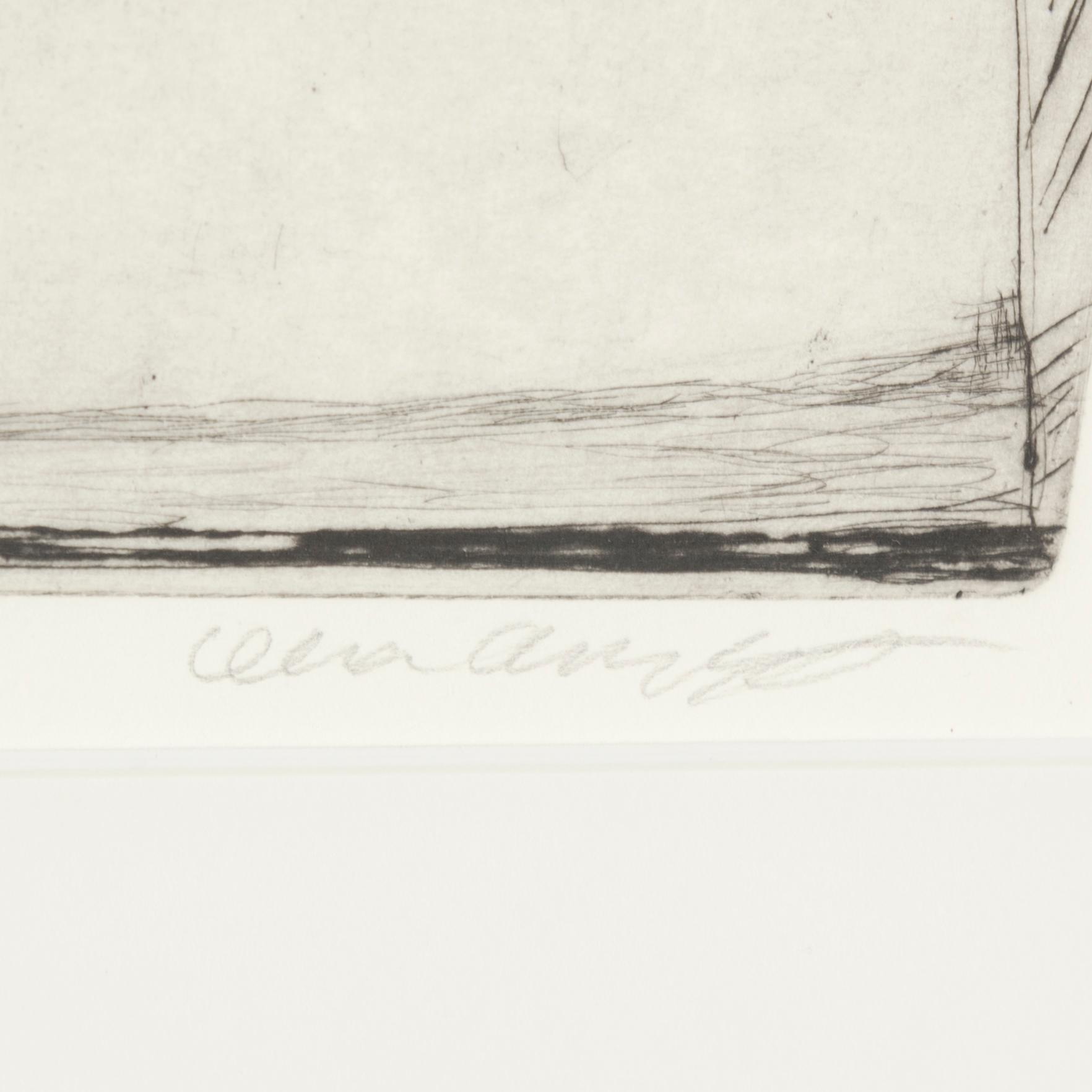 LENA CRONQVIST, etsning, signerad Lena Cronqvist med blyerts och numrerad 15/25.