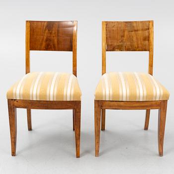 Chairs, 8 pcs, Empire style, first half of the 19th century.