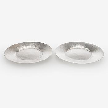 Tapio Wirkkala, Fat, ett par, silver, TW 140, Kultakeskus, Tavastehus 1976.