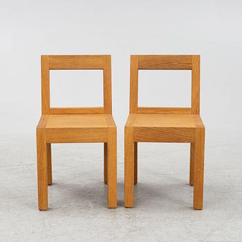 Mats Theselius, a pair of 'Ruben' miniature chairs/children's chairs.