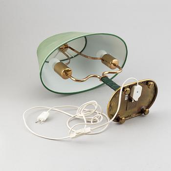 Josef Frank, a brass table lamp model 2388 for Svenskt Tenn, Stockholm, Sweden.
