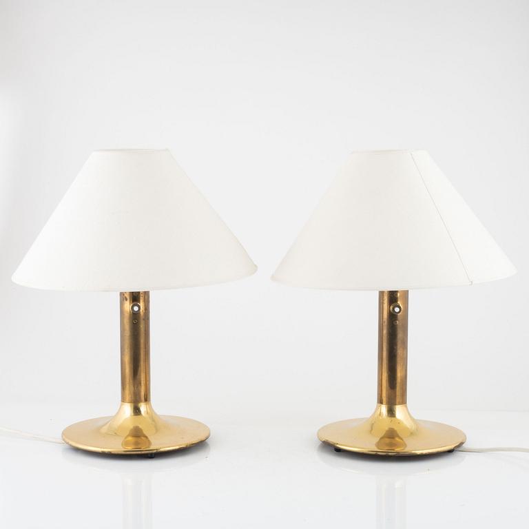 Anders Pehrson, table lamps, a pair, Model 8380, Ateljé Lyktan, 1960s-70s.