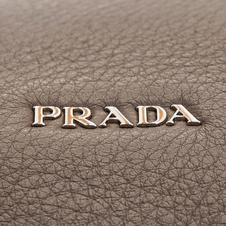 Prada, a 'Cervo Zipper Hobo' bag.