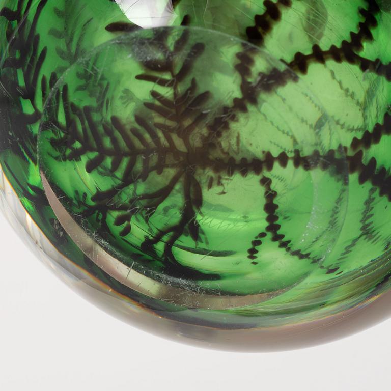 Edward Hald, a 'fish graal' glass vase, Orrefors.