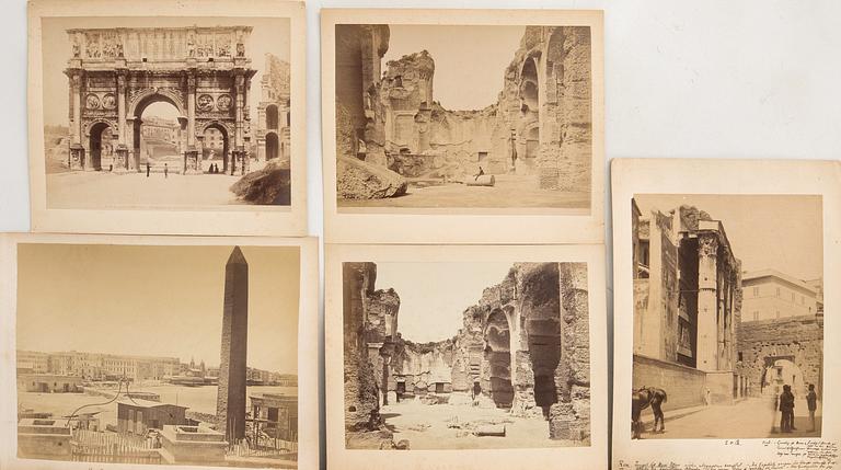 Photographs 5 pcs mostly of Egypt late 19th century.