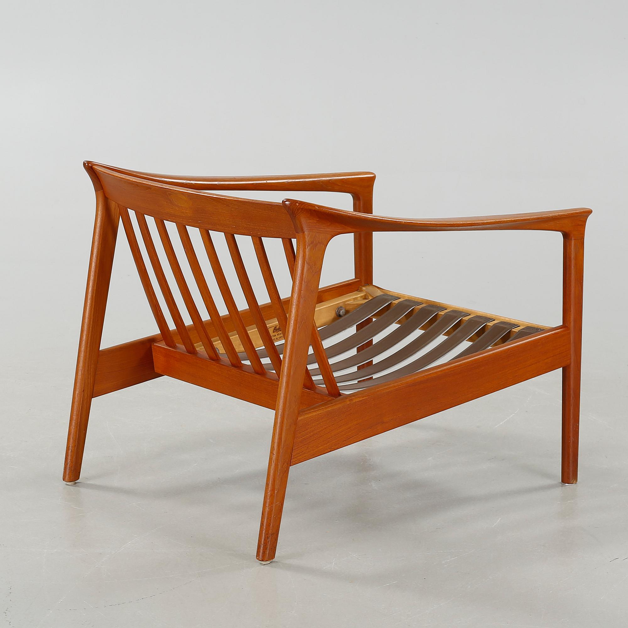 A "Monterey"/"5-162" chair, designed by Folke Olsson for AB Svenska Möbelfabrikerna in Bodafors, 1960s.