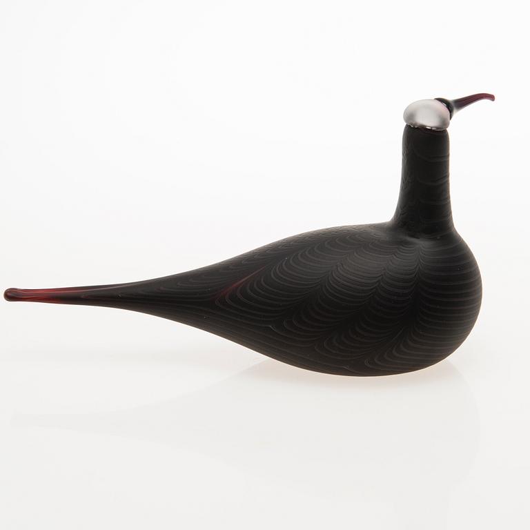 OIVA TOIKKA, A glass bird, signed Oiva Toikka Nuutajärvi. Design year 1998.