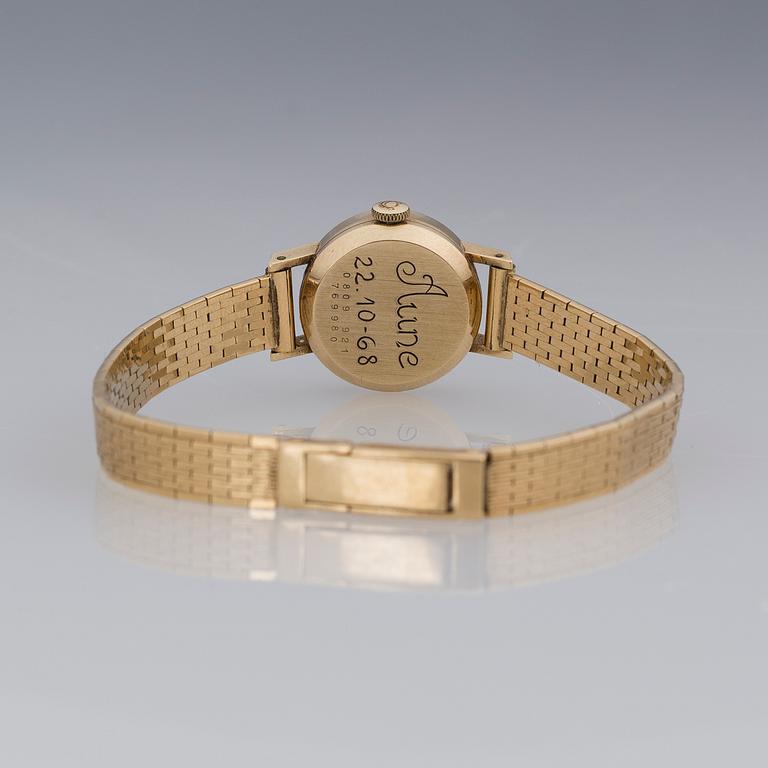 CERTINA, wrist watch, 18K gold, 19 mm.