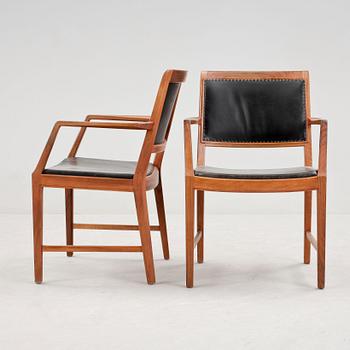 KARMSTOLAR, ett par, Bertil Fridhagen, Bodafors, 1960-tal.