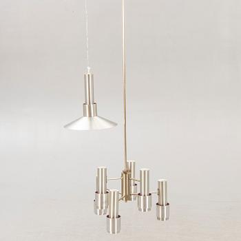 Bent Nordsted, Ceiling lamps, 2 pcs, Denmark, 1960s.