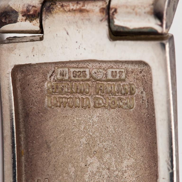 Björn Weckström, Armband "Ceres", sterlingsilver. Lapponia 1973.