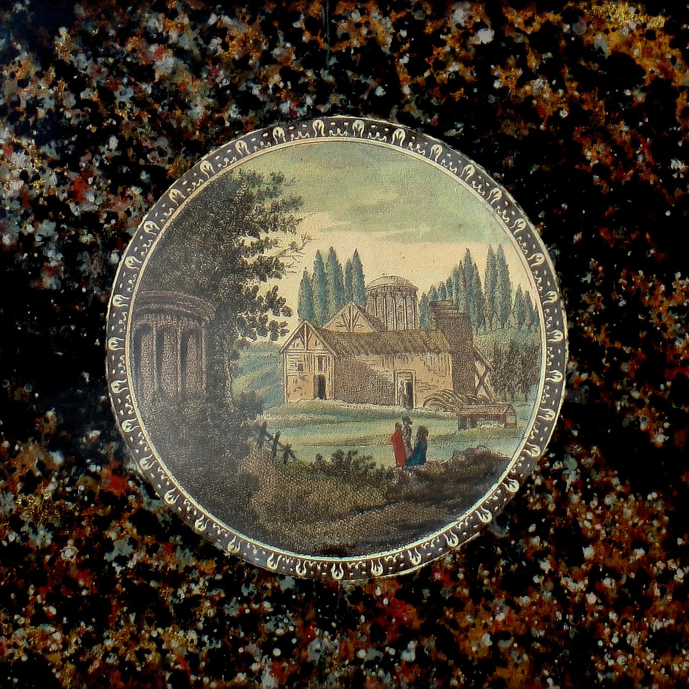 SPEGEL. Sengustavianskt Stockholmsarbete, 1700-talets slut.