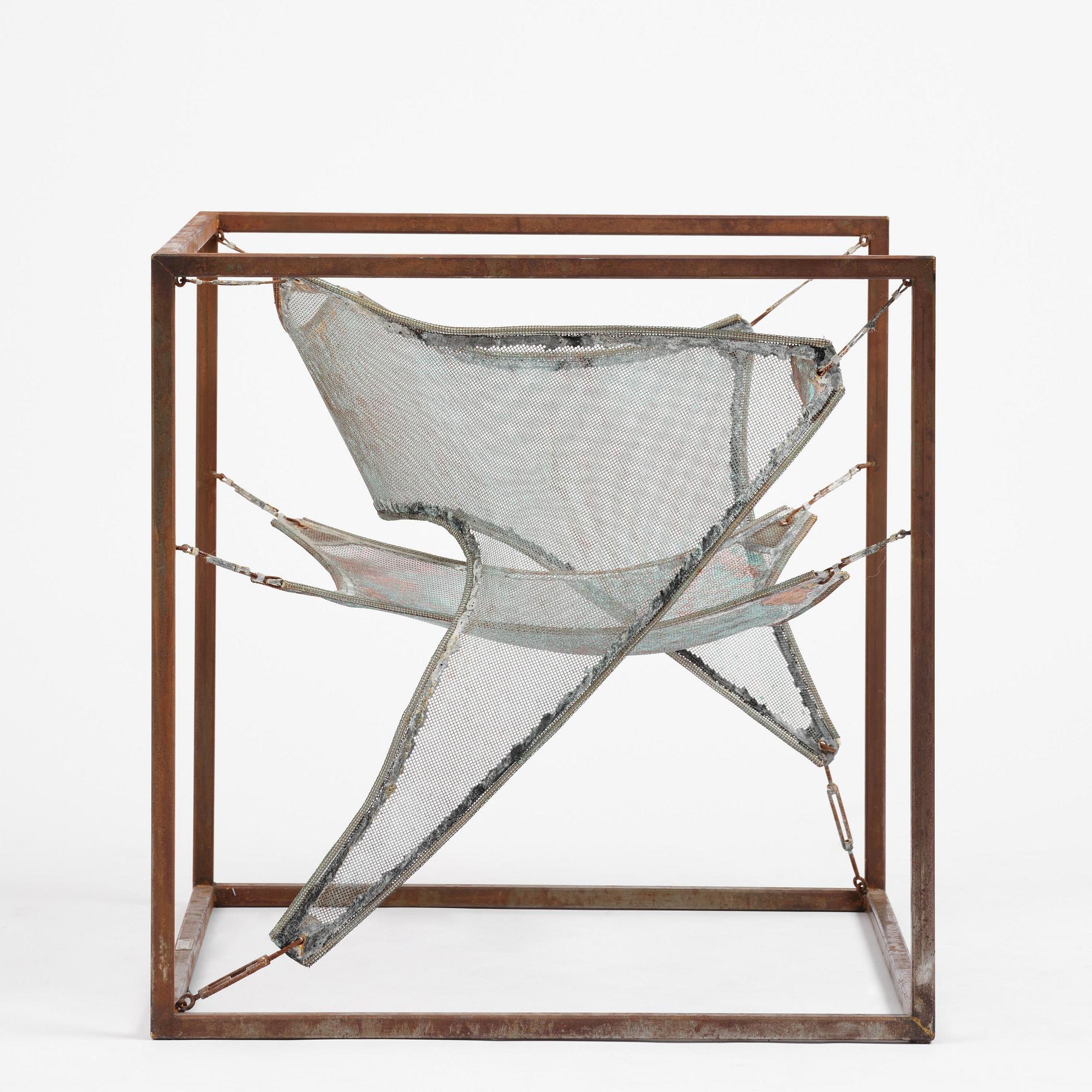 Sigurdur Gustafsson, a "Wind" easy chair/sculpture, ed. HC 4/5, Källemo, Värnamo, post 2003.