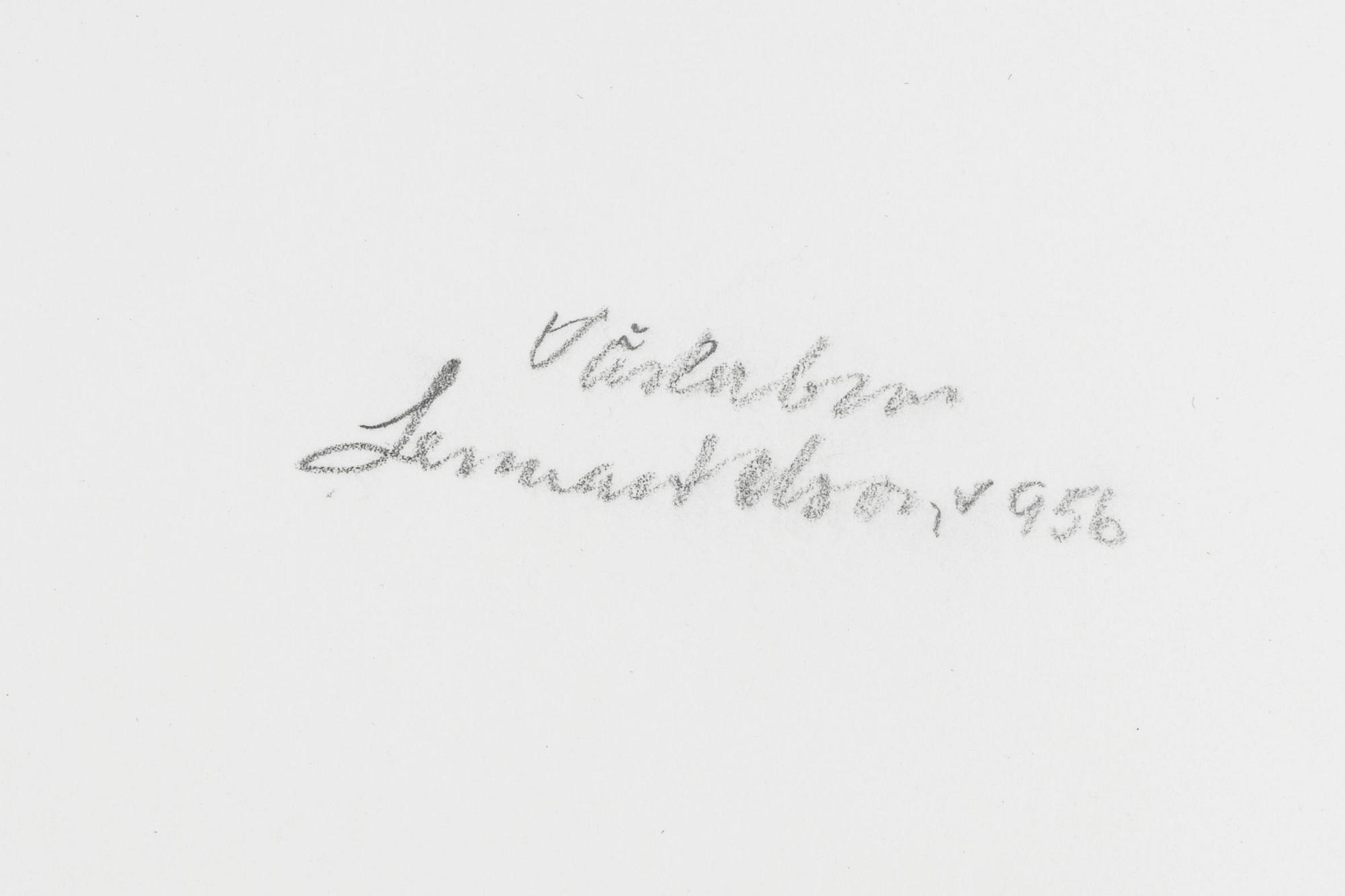 Lennart Olson, "Västerbron", 1954.